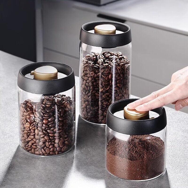 Lock Airtight Glass Jar Kitchen Storage Container (3 Sizes Available)